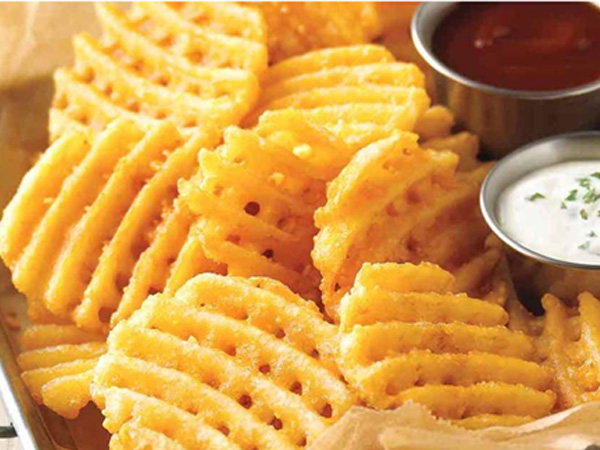 Waffle fries