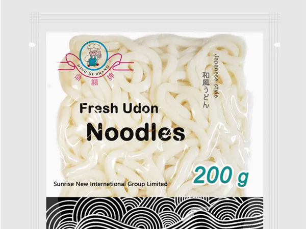 Fresh udon noodles